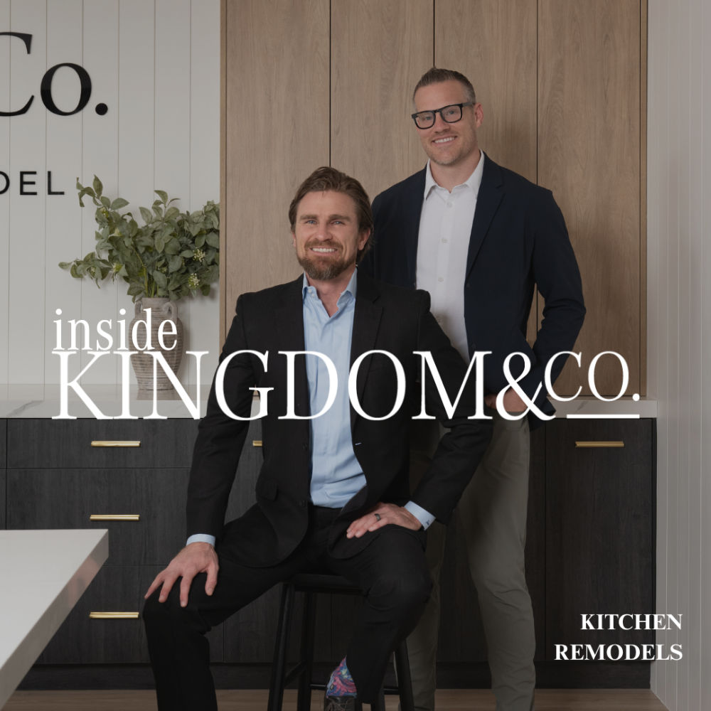 Inside Kingdom and Co. podcast episode on luxury kitchen remodel design, custom cabinetry, and kitchen layout planning