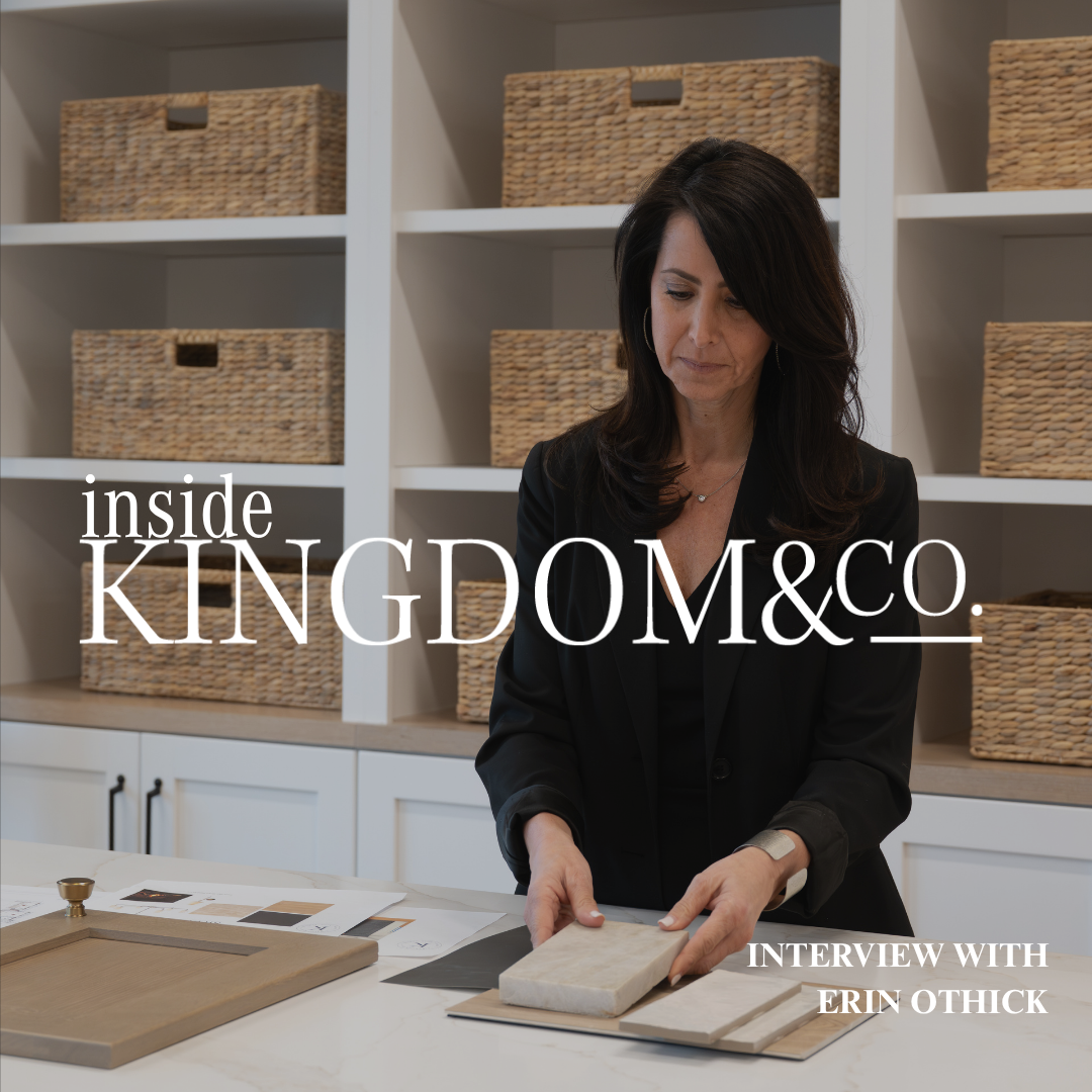 Inside Kingdom and Co. podcast introduction to designer Erin Othick at Kingdom and Co.