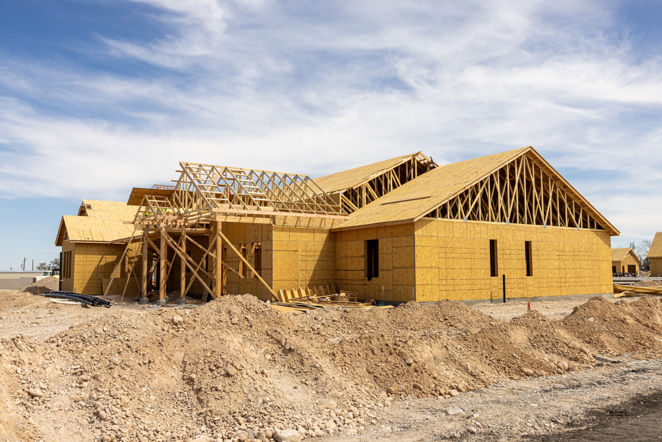 Las Vegas custom home builders, Kingdom & co. during construction