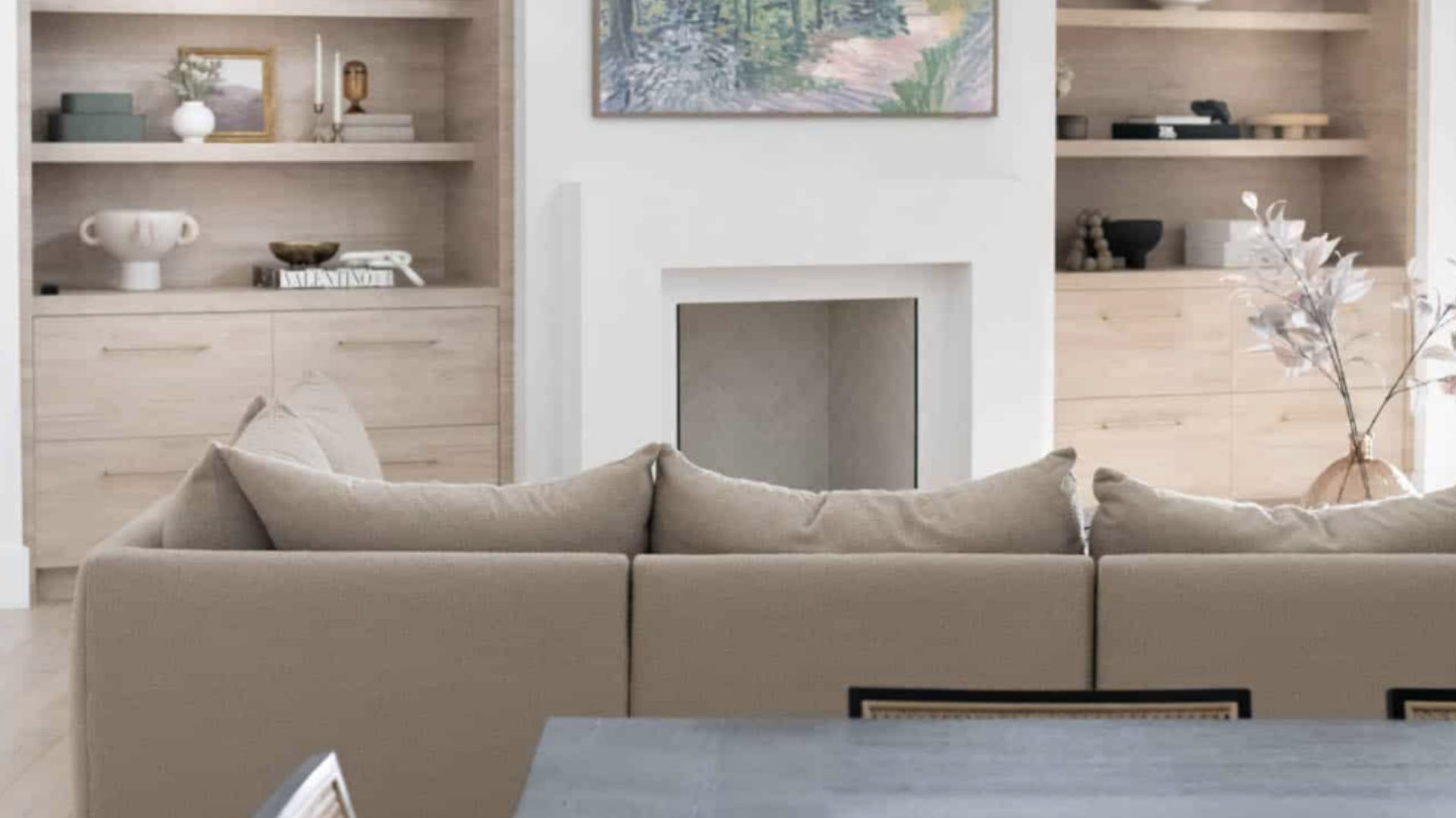 why-kingdom-kitchen-living-room-img Modern living room with neutral tones.