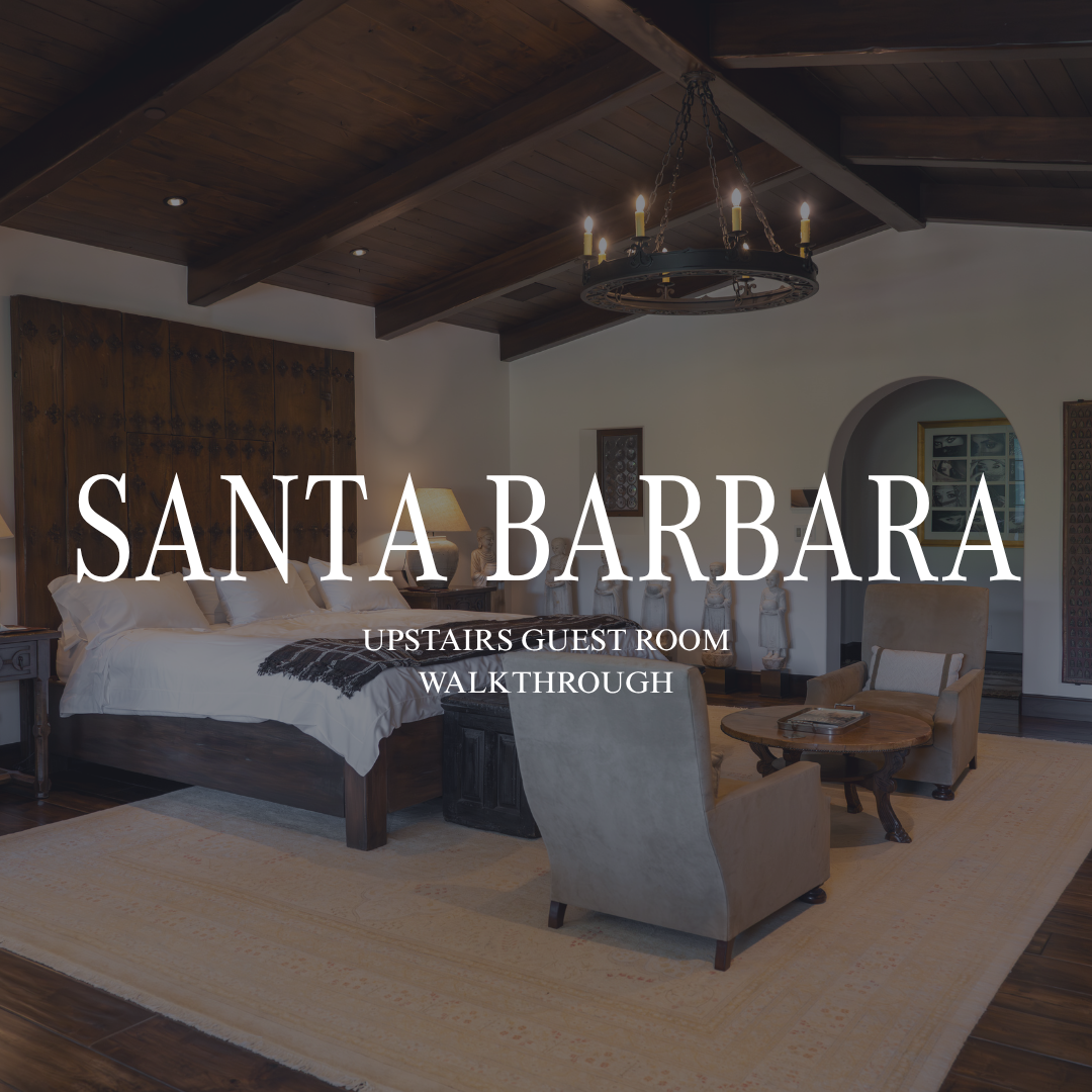 Inside Kingdom and Co. podcast cover for the Santa Barbara Estate guest room episode