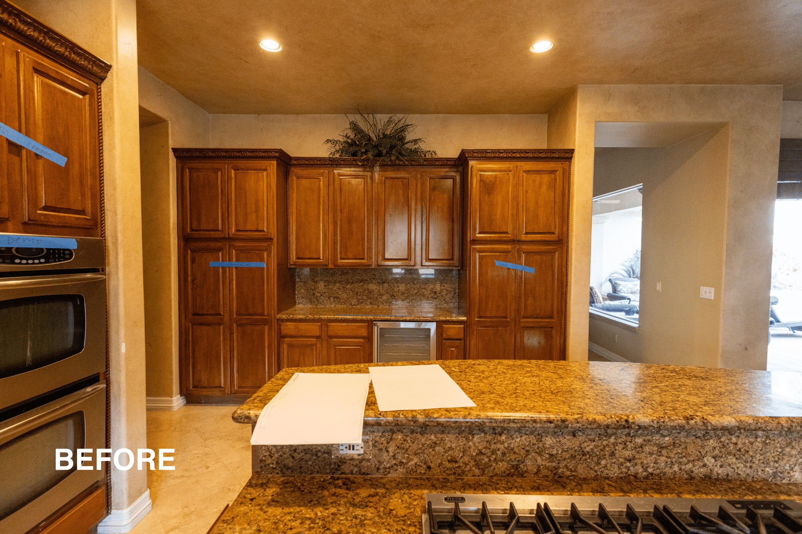 The The Volere (5) Centennial Hills bathroom before remodel, La Ferme. Shower Space