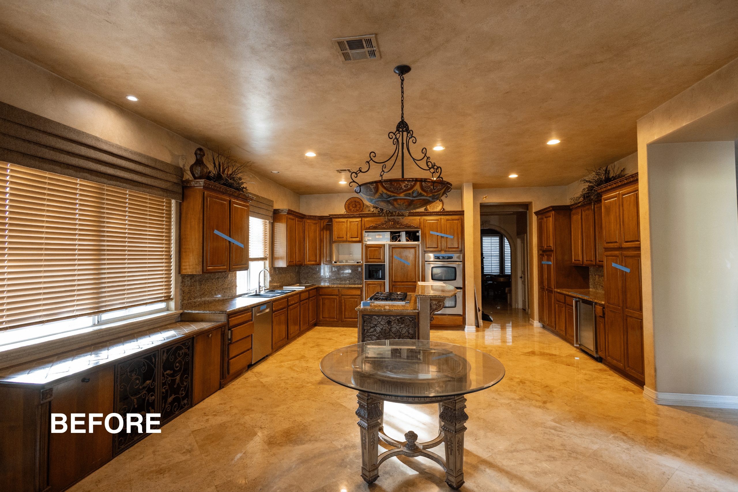 The The Volere Centennial Hills bathroom before remodel, La Ferme. Shower Space